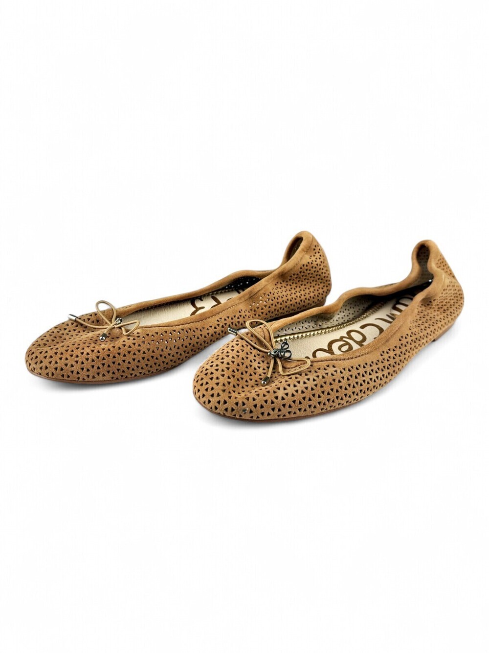 Sam Edelman Perforated Leather Ballet Flats Size 9